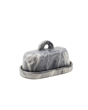 Butter Dish Marble Black Butter Dish Marble Black