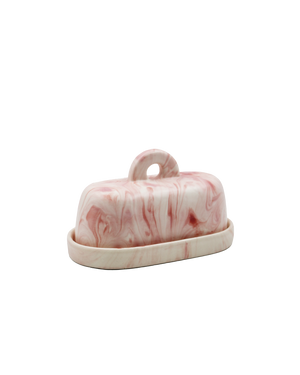 Butter Dish Marble Pink Butter Dish Marble Pink
