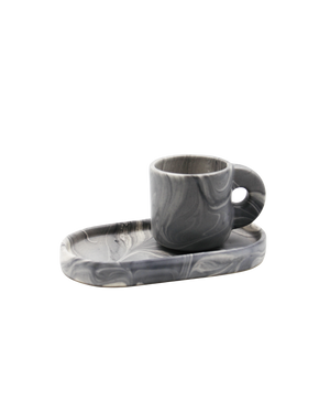 Coffee Set Marble Black Coffee Set Marble Black