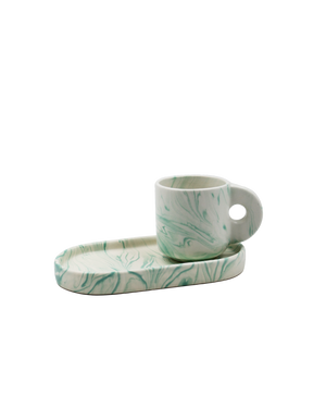 Coffee Set Marble Green Coffee Set Marble Green