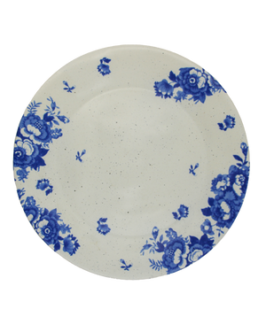 Dinner Plate Vintage Flowers Blue Dinner Plate Vintage Flowers Blue
