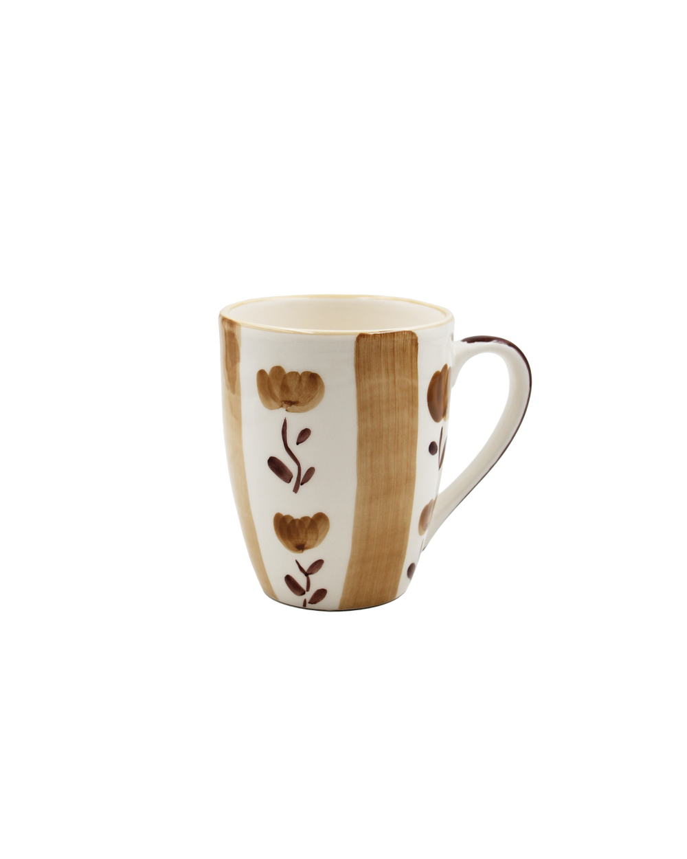 Dolce Latte Ceramic Mug Stripes