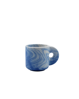 Double espresso Mug Marble Blue Double espresso Mug Marble Blue