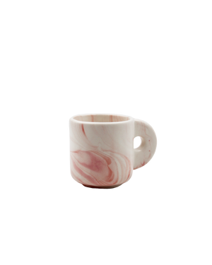 Double espresso Mug Marble Pink Double espresso Mug Marble Pink