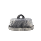 Butter Dish Marble Black ceramic