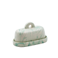 Butter Dish Marble Green