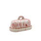 Butter Dish Marble Pink