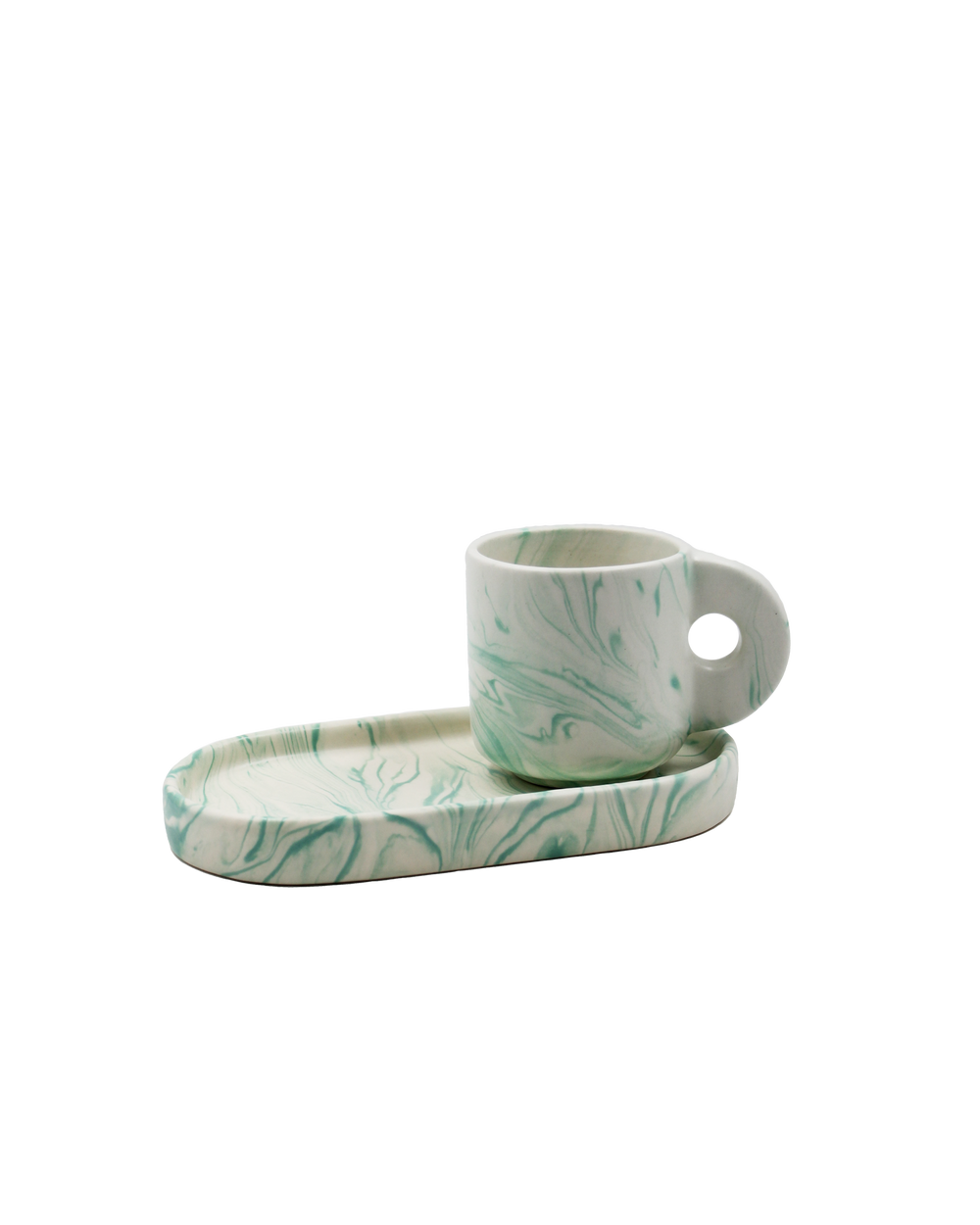 Coffee Set Marble Green