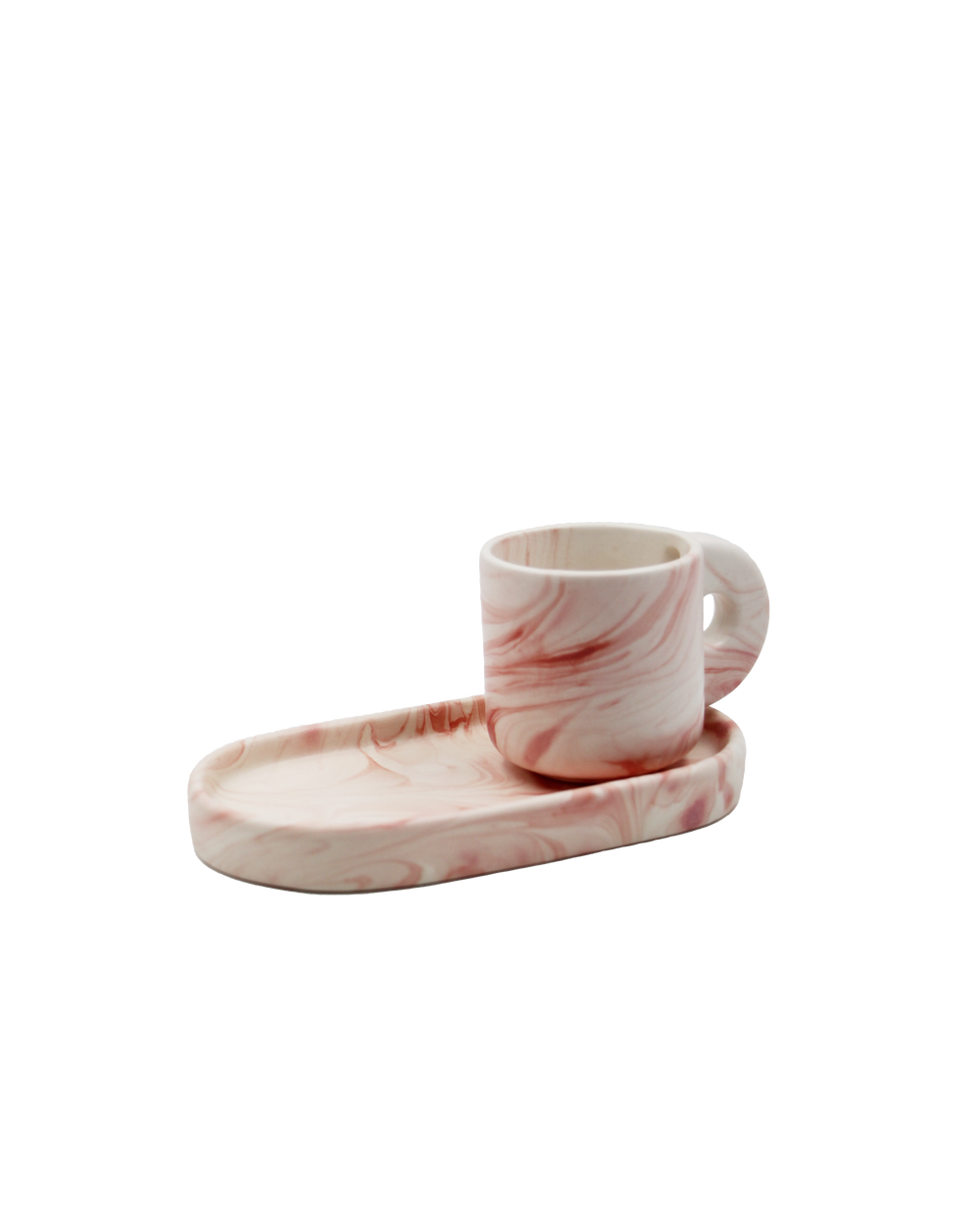 Coffee Set Marble Pink