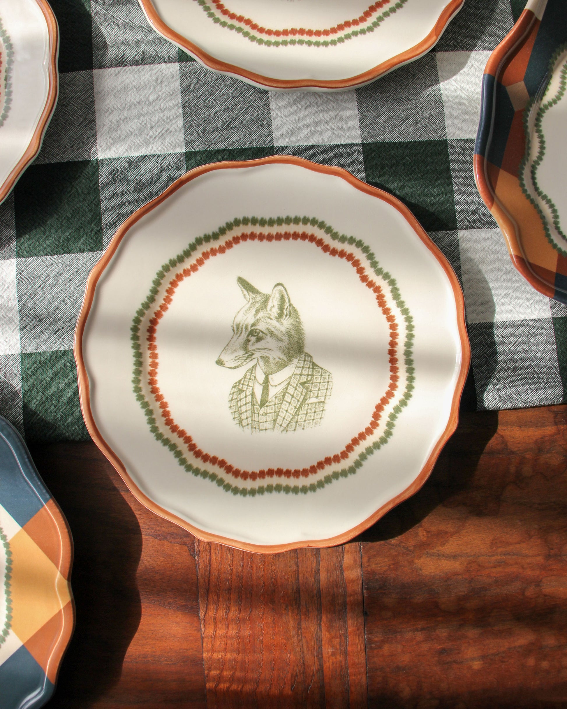 Dessert Plate Lord Foxworthy autumn table