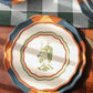 Dessert Plate Miss Rosedeer and golega dinner plate