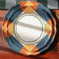 Dessert Plate Portuguese Picnic evora blue and brown autumn