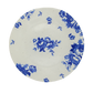 Dessert Plate Vintage Flowers Blue