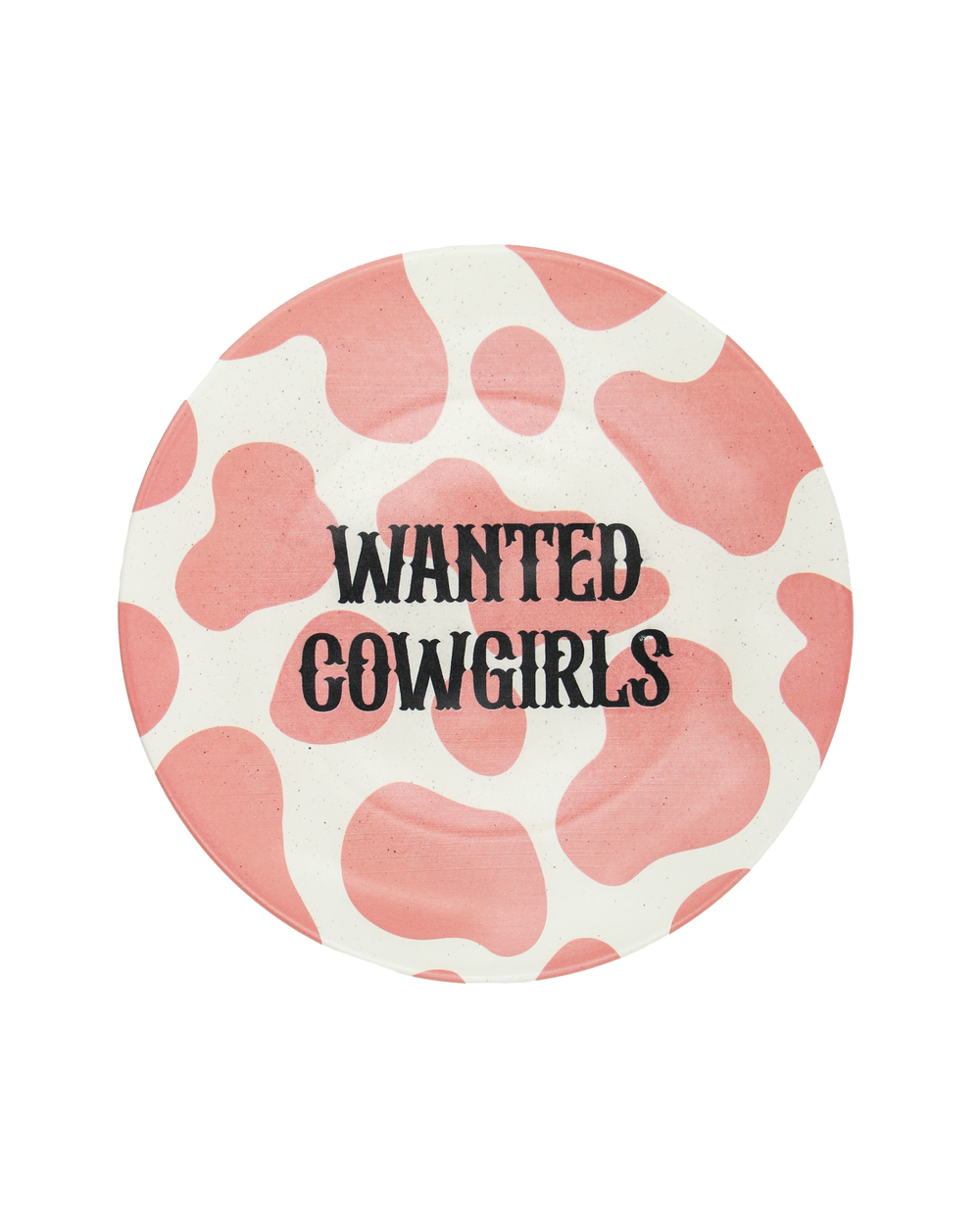 Dessert Plate Wanted Cowgirls
