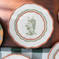 Dessert Plate aristocrat animal autumn Miss Rosedeer 