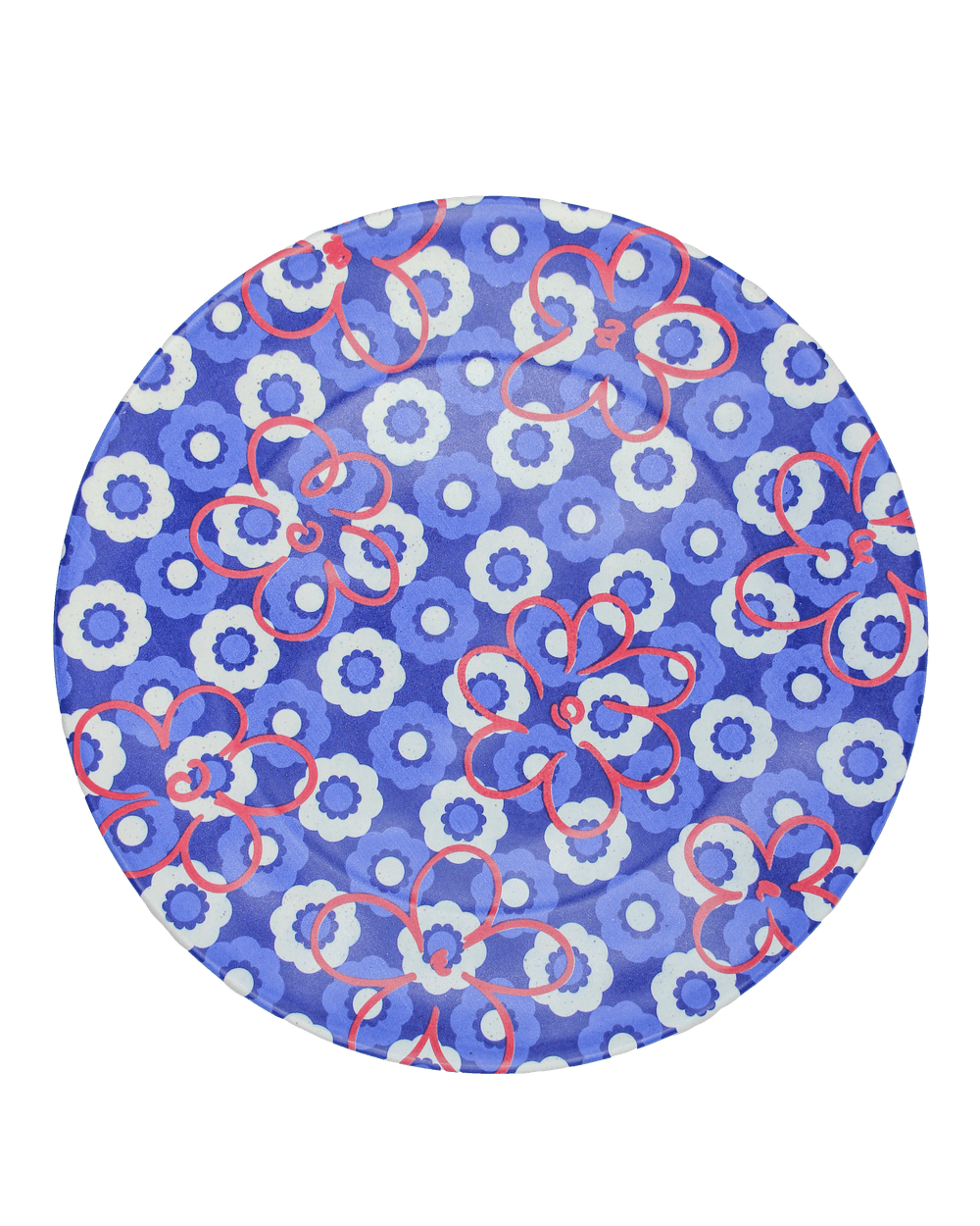 Dinner Plate Flower Power Blue