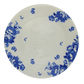 Dinner Plate Vintage Flowers Blue