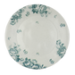 Dinner Plate Vintage Flowers Green