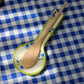 Dolce Berry Ceramic Spoon Rest blueberries hand painted