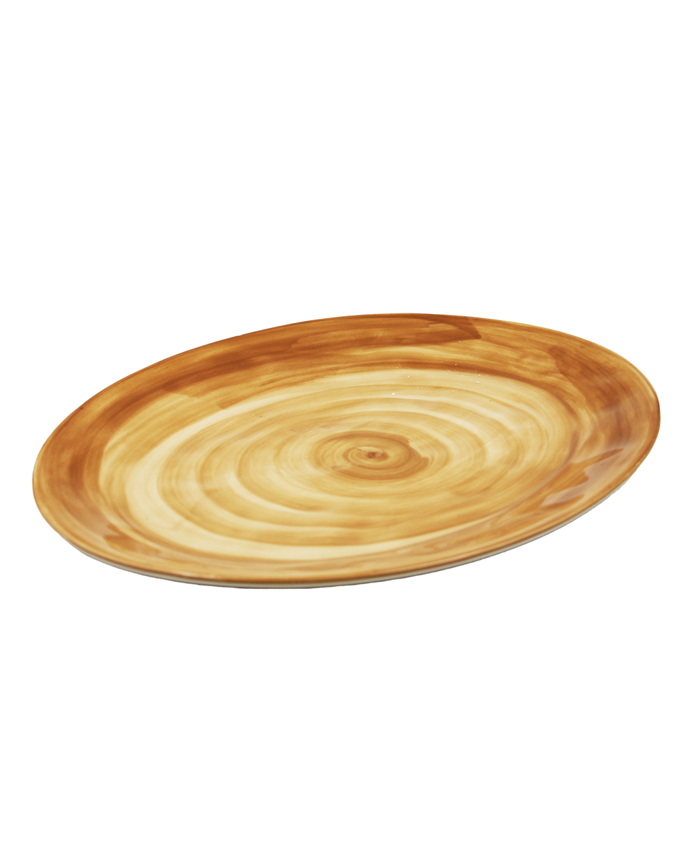 Dolce Latte Caramel Ceramic Serving Platter