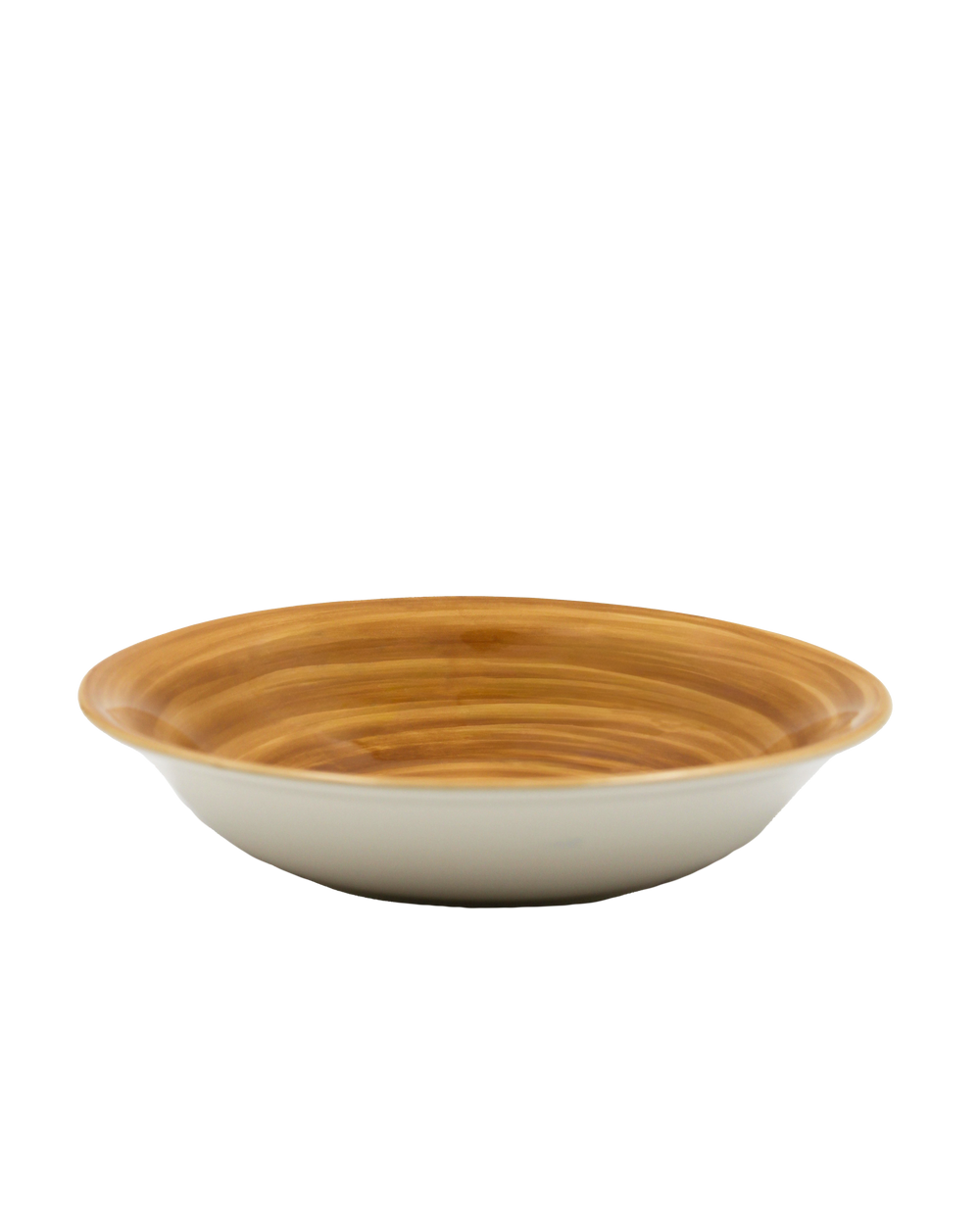 Dolce Latte Caramel Ceramic Soup Plate