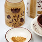 Dolce Latte Ceramic Dipping Bowl floral