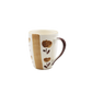 Dolce Latte Ceramic Mug Stripes hand painted