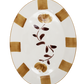 Dolce Latte Ceramic Serving Platter hand painted