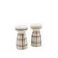 Dolce Latte Macchiato Ceramic Salt & Pepper Shaker Set