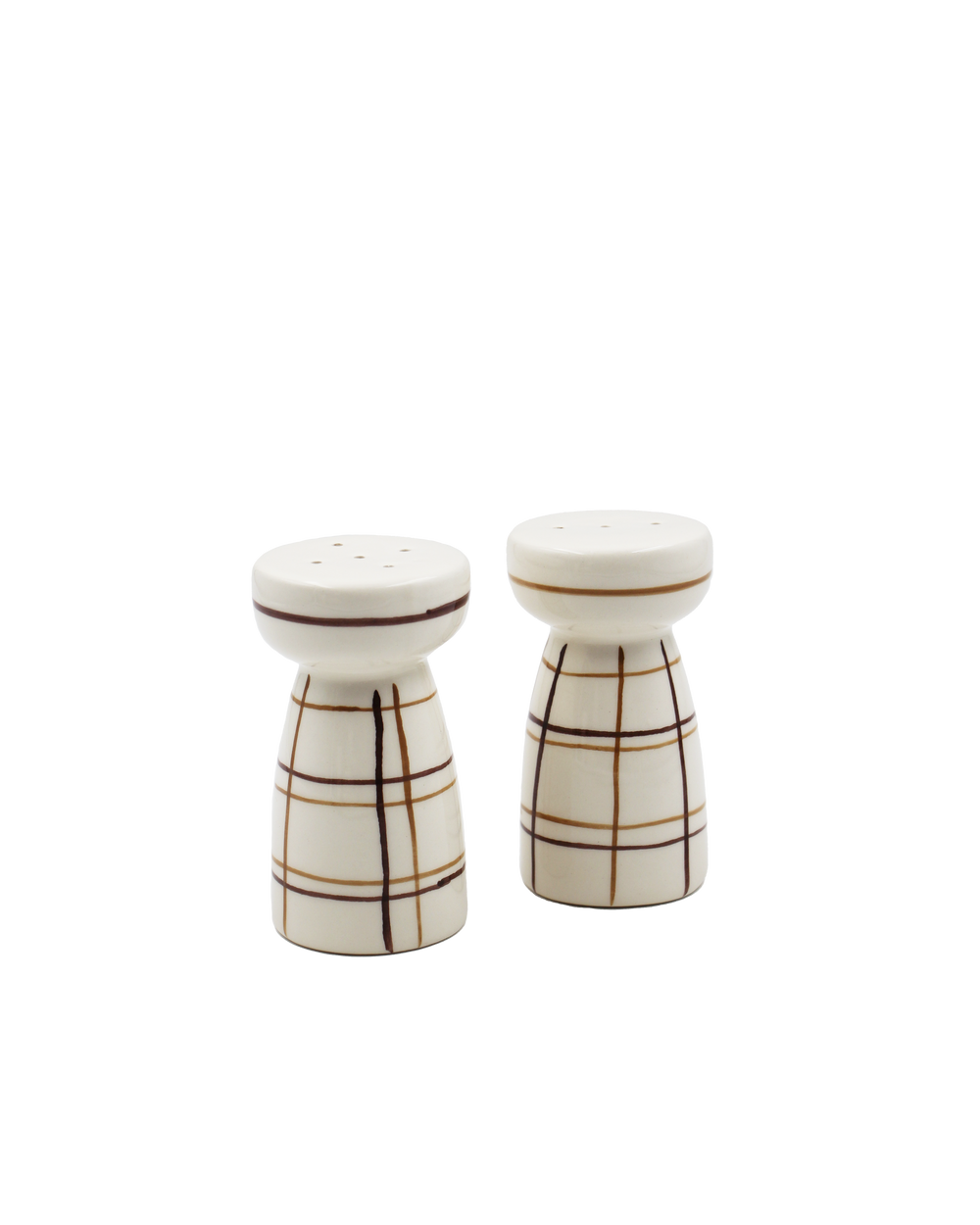 Dolce Latte Macchiato Ceramic Salt & Pepper Shaker Set