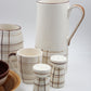 Dolce Latte Macchiato Ceramic Set Salt & Pepper Shaker hand painted