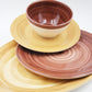 Dolce Latte spinwash Ceramic hand painted plates