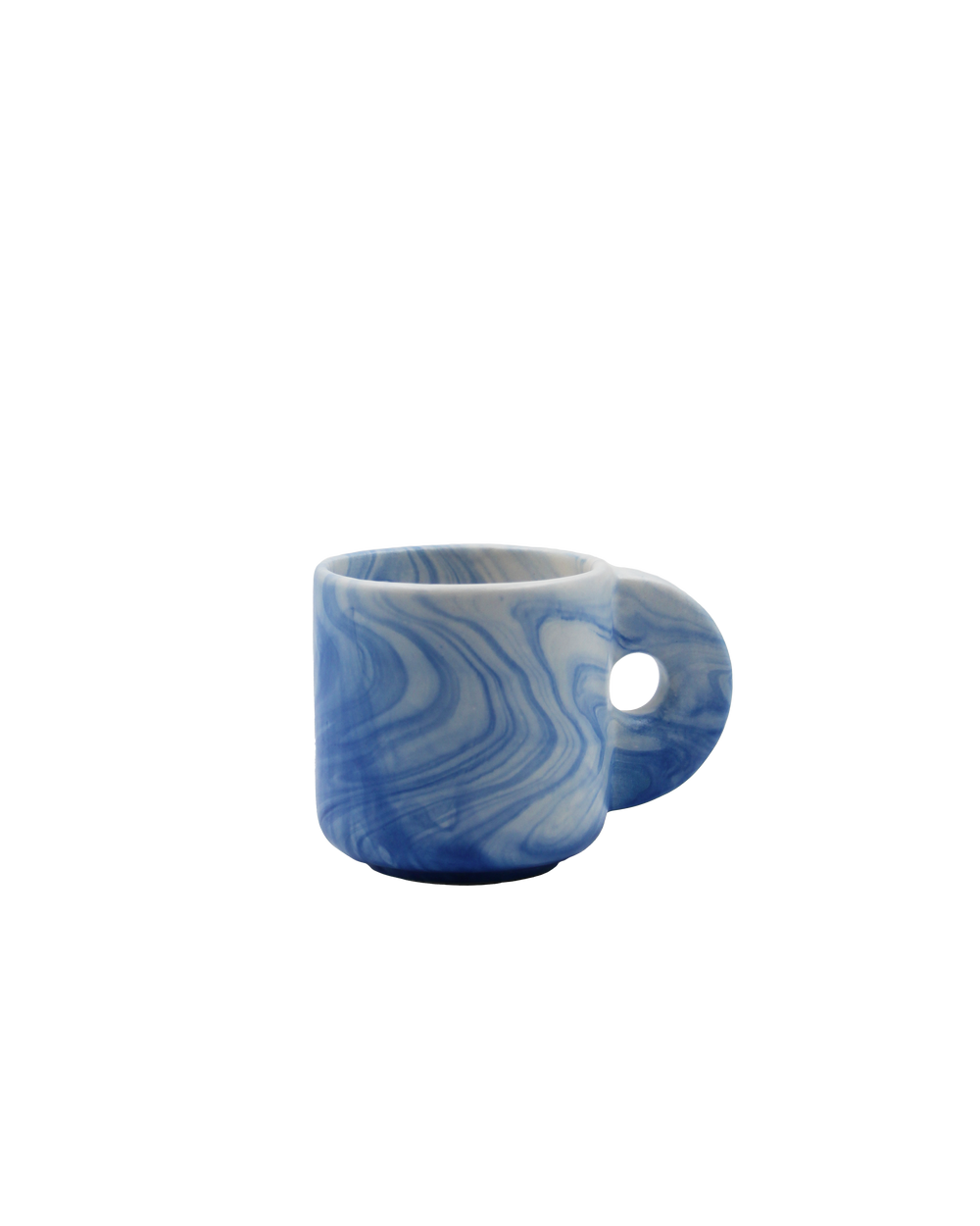 Double espresso Mug Marble Blue