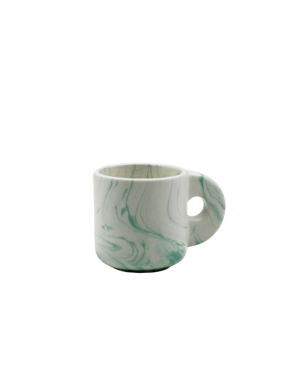 Double espresso Mug Marble Green