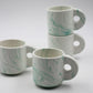 Double espresso Mug Marble Green set of 4