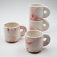 Double espresso Mug Marble Pink set of 4