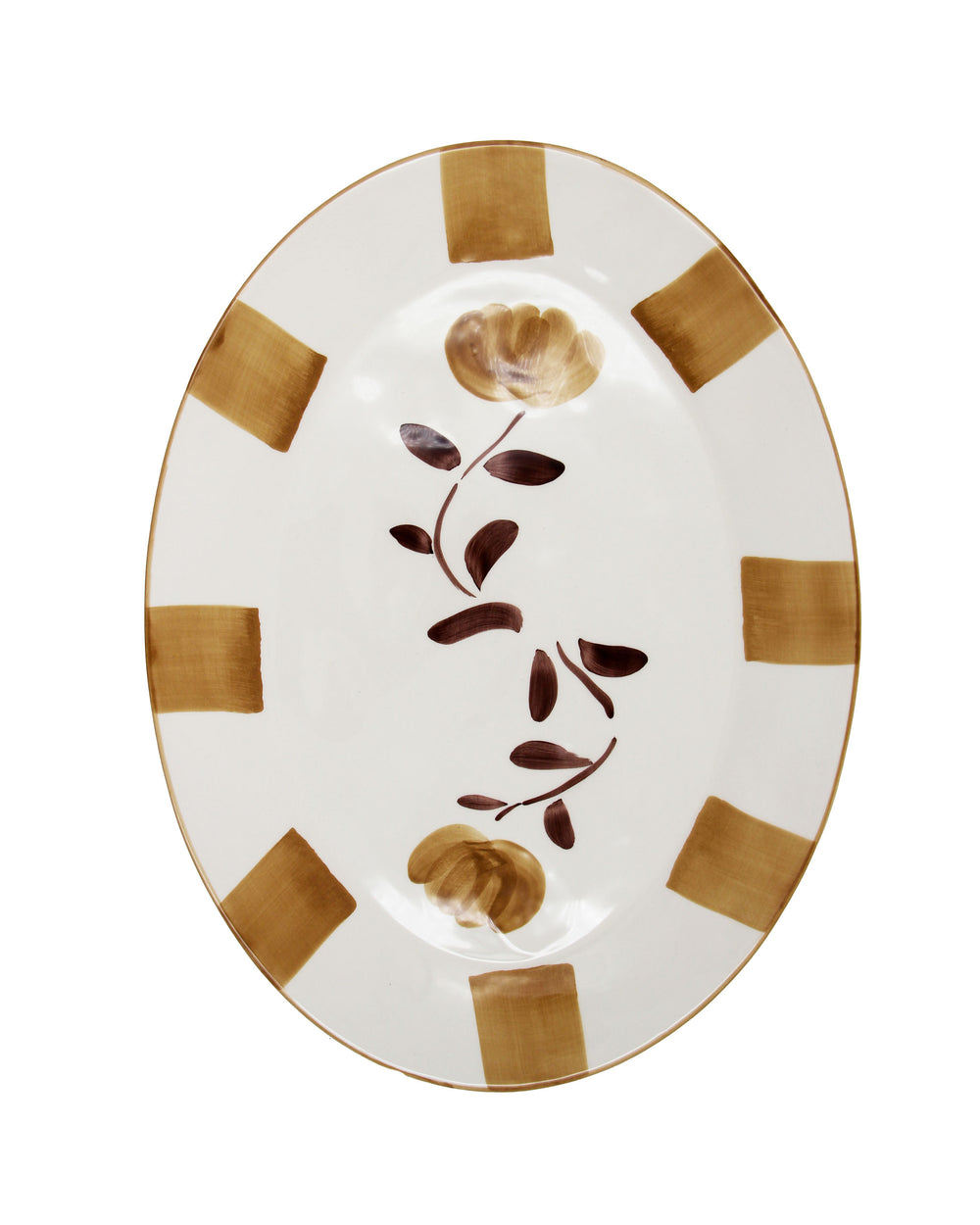 Dolce Latte Ceramic Serving Platter