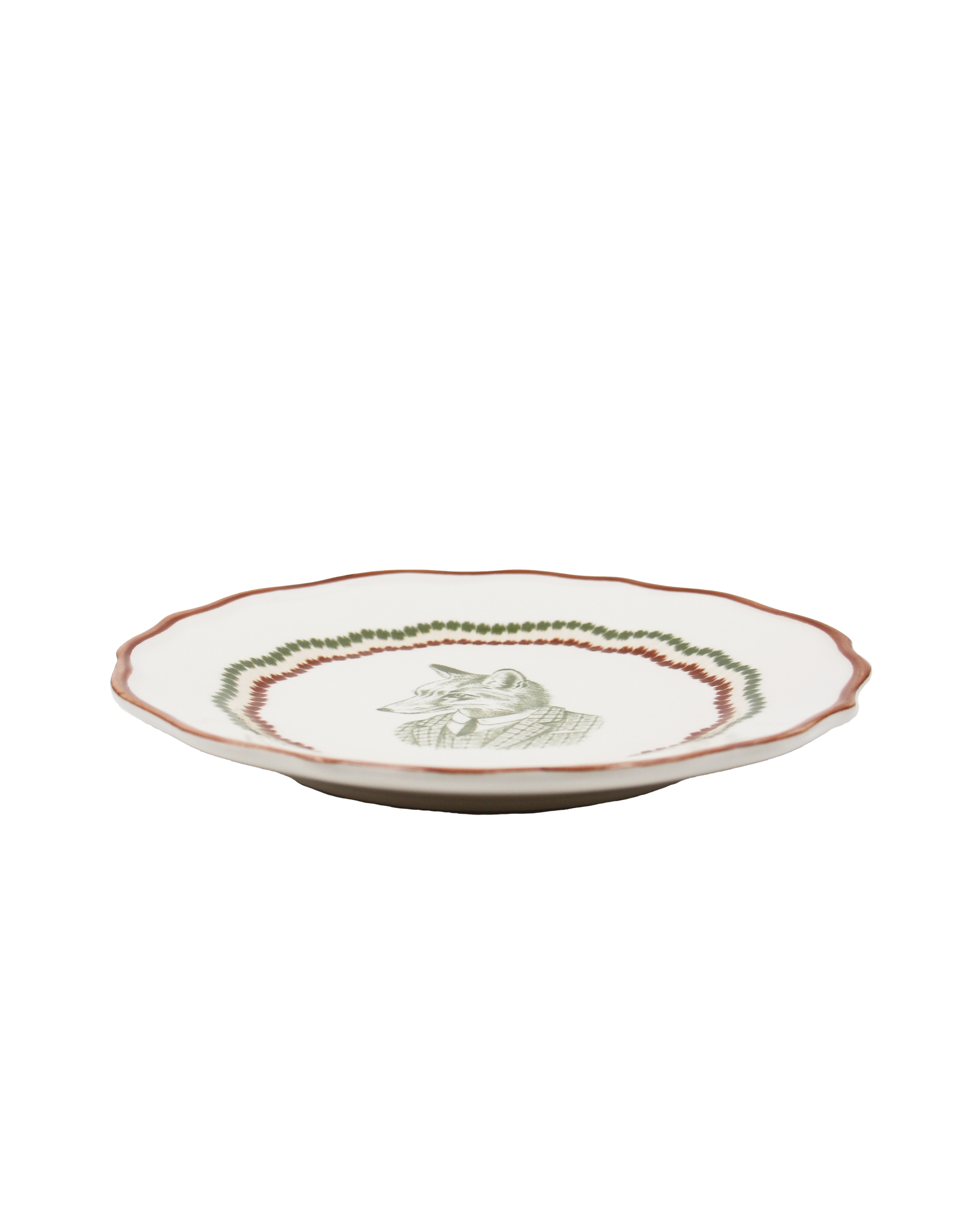 Lord Foxworthy Dessert Plate the tail society