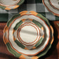 Portuguese Picnic Golega brown and green autumn plates
