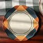 Portuguese Picnic evora Dinner Plate blue and brown autumn