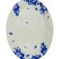 Serve Platter Vintage Flowers Blue
