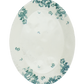 Serve Platter Vintage Flowers Green