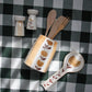 Set of ceramic serveware dolce latte