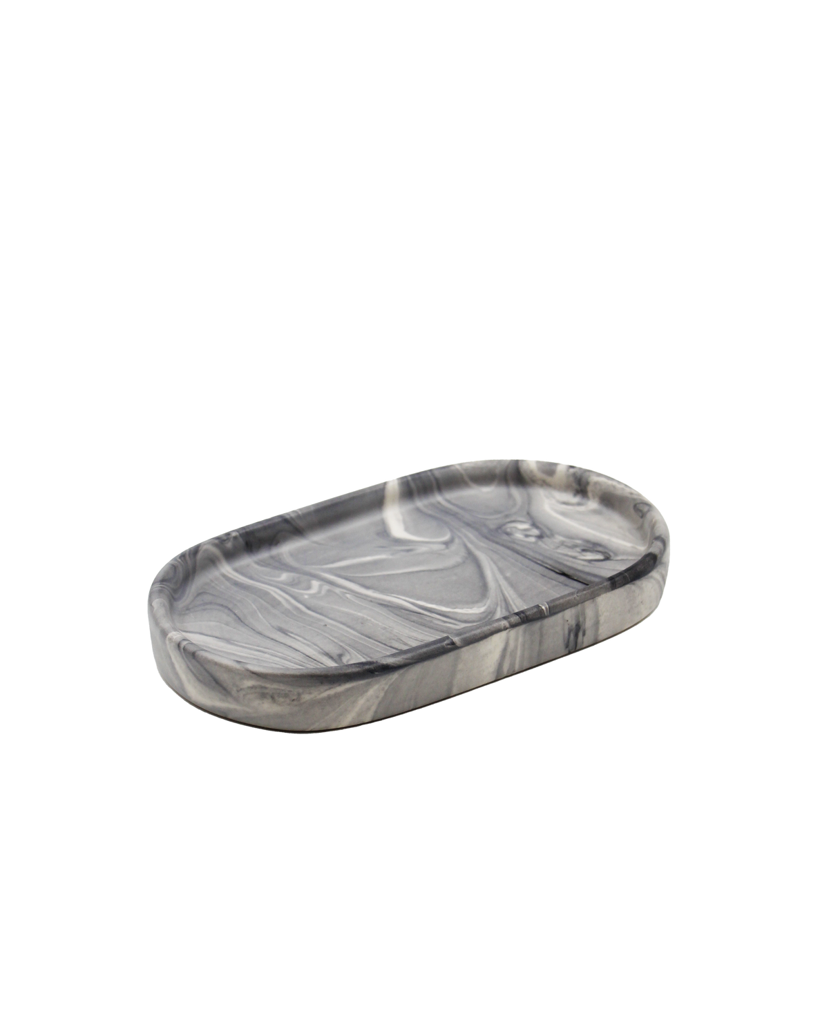 Tablett Marmor Schwarz – Pó de Barro