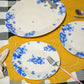 Vintage Flowers Blue Dinnerware