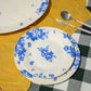 Vintage Flowers Blue Tableware