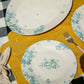 Vintage Flowers Green  Dinnerware