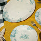 Vintage Flowers Green Serve platter

