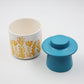 ceramic french butter dish