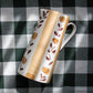 ceramic hand painted pitcher dolce latte